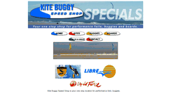 Desktop Screenshot of kitebuggyspeedshop.com